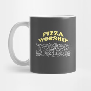 Pizza Worship Pizza Lover Mug